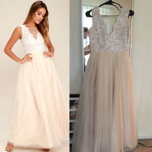 Lulus “I could have danced all night” Dress Ivory